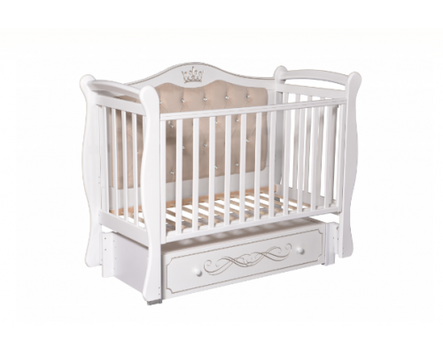 Детская кроватка ''Джулия'' 111 с мягкой спинкой